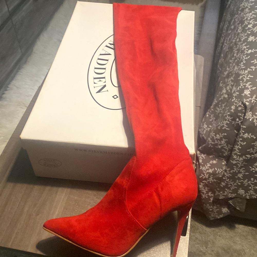 Steve Madden thigh high boots